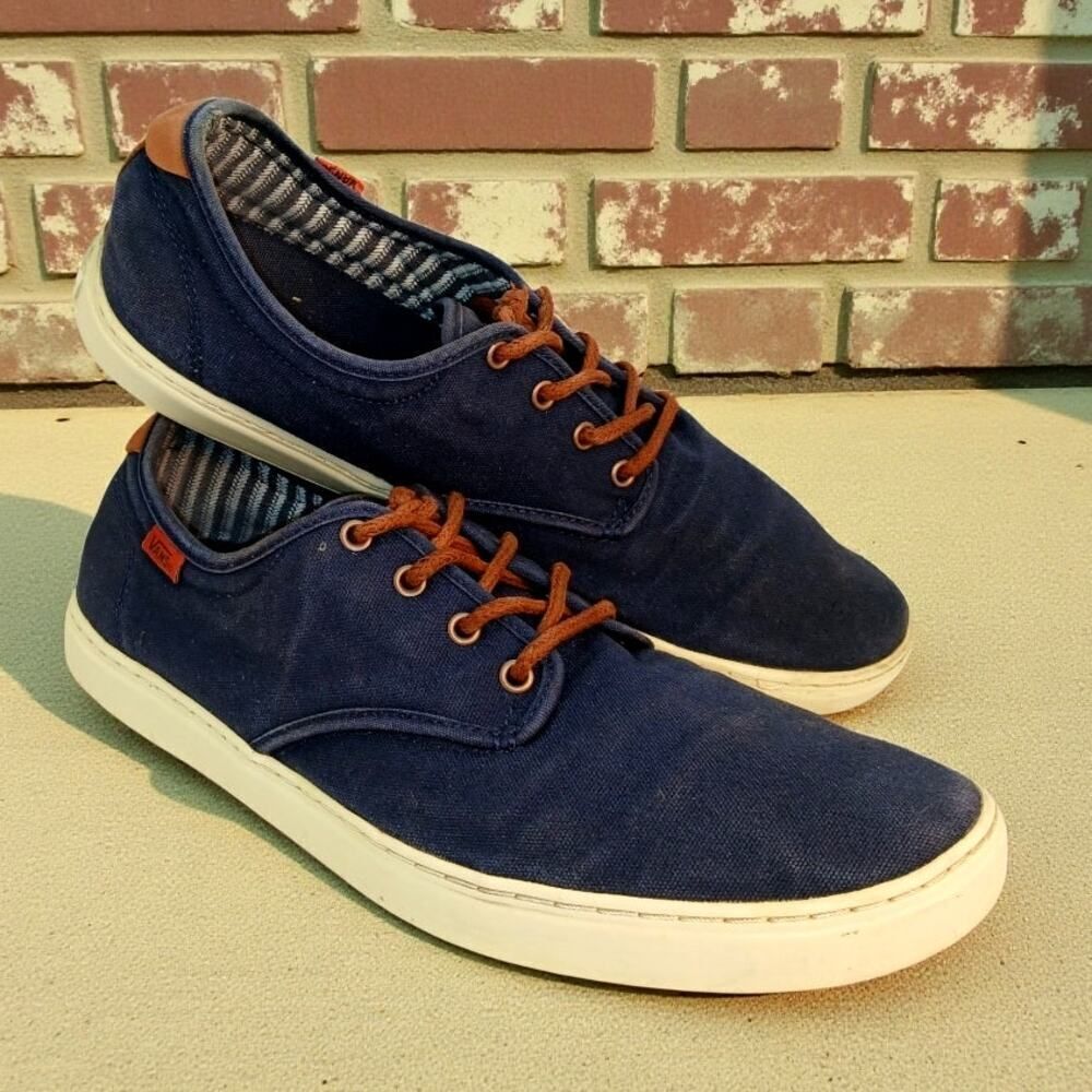 Vans Off The Wall SK8 Men's Sneakers - Dark Blue & Brown - Size 11 1/2